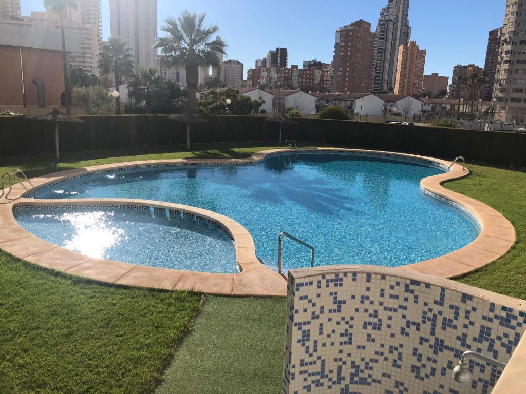 Bazén v ubytovaní Parc Loix apartment alebo v jeho blízkosti