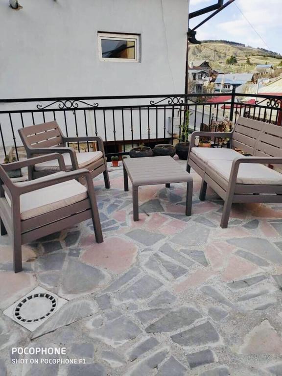 Balkón nebo terasa v ubytování Hotel Terrace Rabath