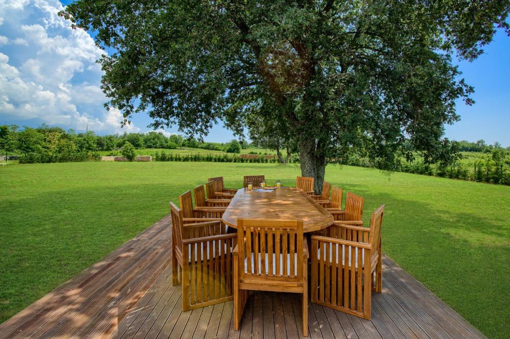 Zahrada ubytování Yellow Tree Jurici Home & Spa