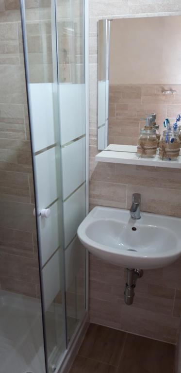 Koupelna v ubytování B&B GLI ULIVI