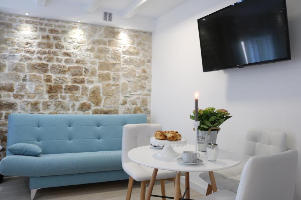 Posezení v ubytování Trogir Square Apartment