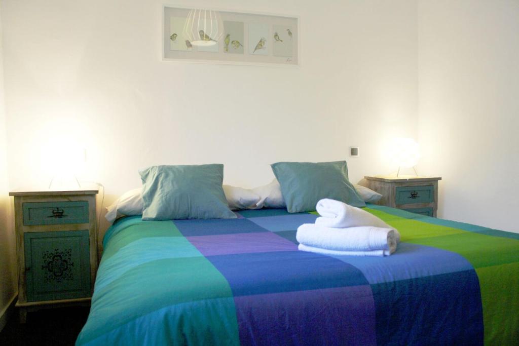 Postel nebo postele na pokoji v ubytování Piedra Libre Apartamentos