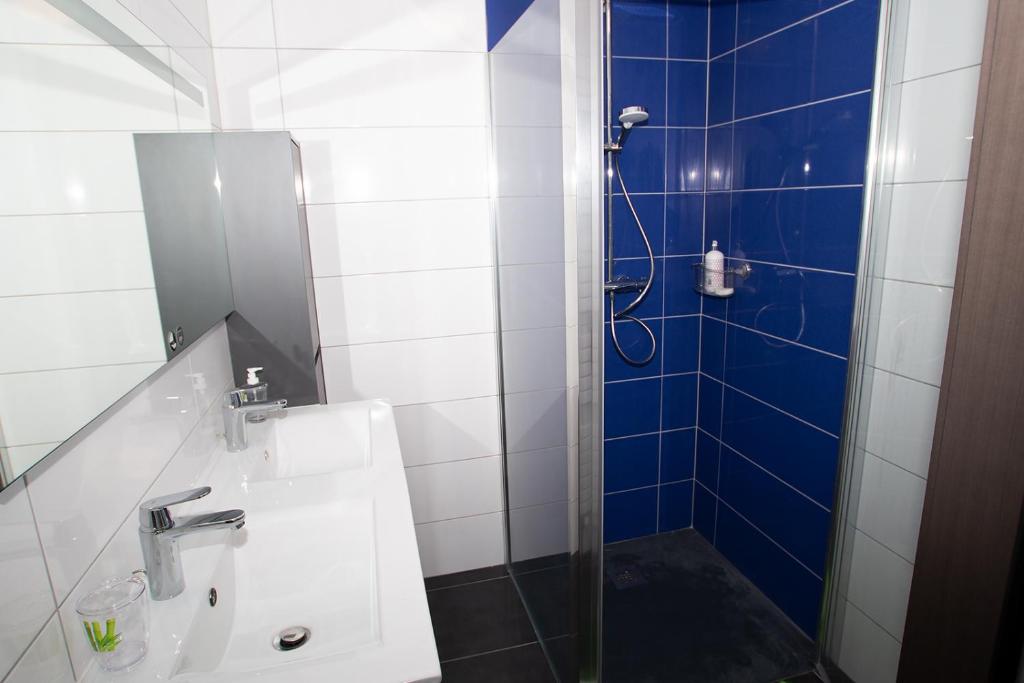 Ein Badezimmer in der Unterkunft Gîte à la Source