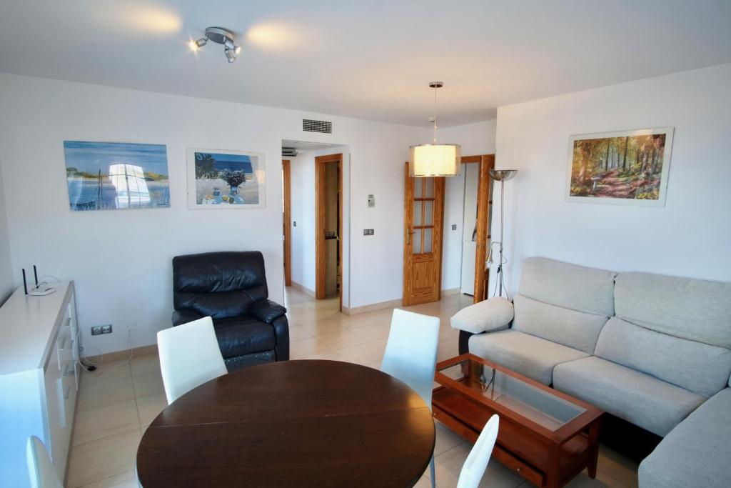 Posezení v ubytování Seafront Penthouse Almeria