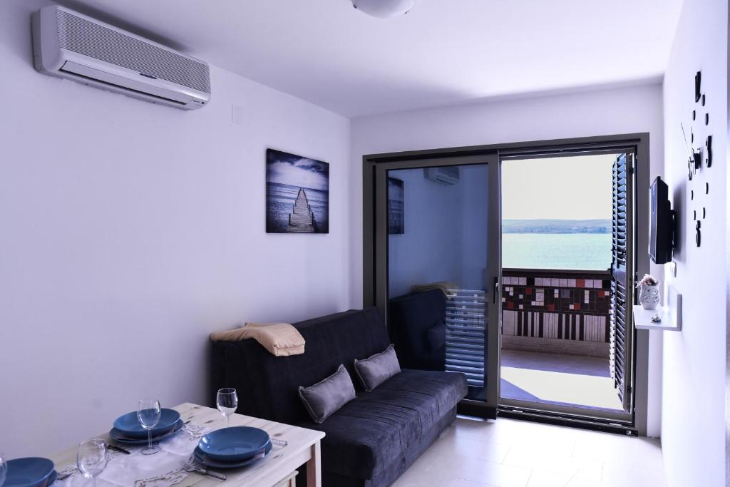 Posezení v ubytování Apartments Svijet Mora 2