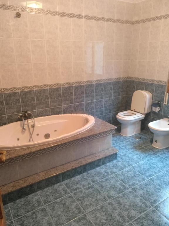 Koupelna v ubytování Casa del Abuelo Ferrol