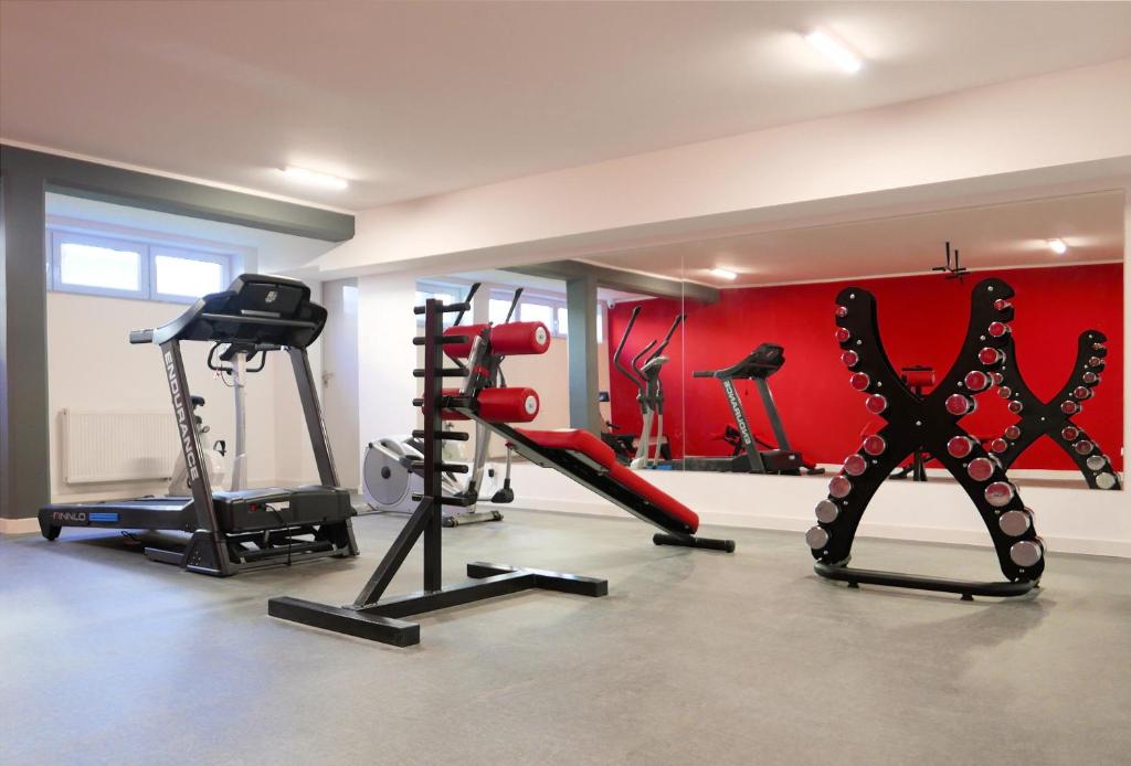 Posilňovňa alebo fitness centrum v ubytovaní CHILLIapartamenty - Bliżej Morza - ESPRESSO