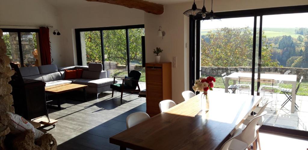 Posezení v ubytování B&B CHEZ FOUCHS - Chambre d'hôtes