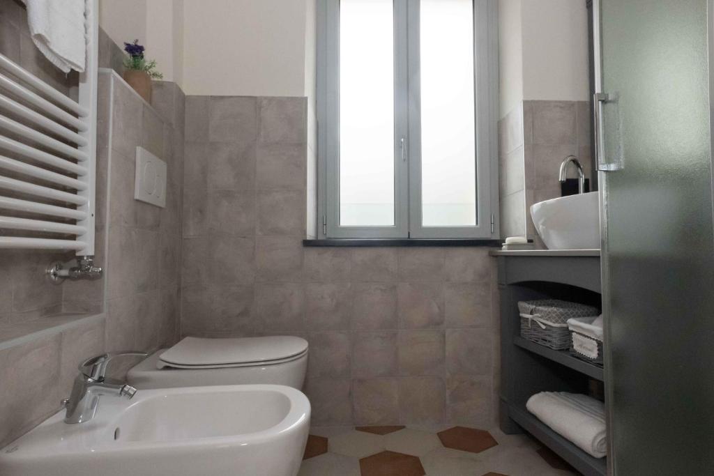 Koupelna v ubytování Agriturismo Ca Du Briccu