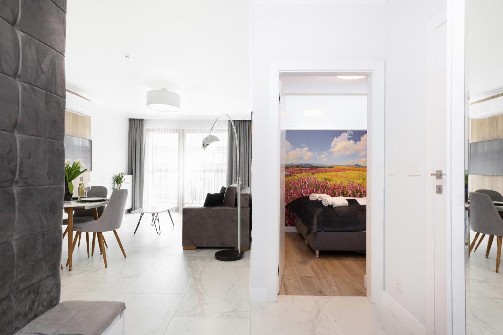 Posedenie v ubytovaní Apartments Warsaw Przyokopowa by Noclegi Renters