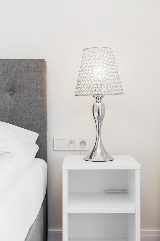 Posteľ alebo postele v izbe v ubytovaní Apartments Warsaw Przyokopowa by Noclegi Renters