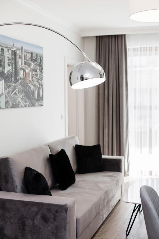 Posedenie v ubytovaní Apartments Warsaw Przyokopowa by Noclegi Renters