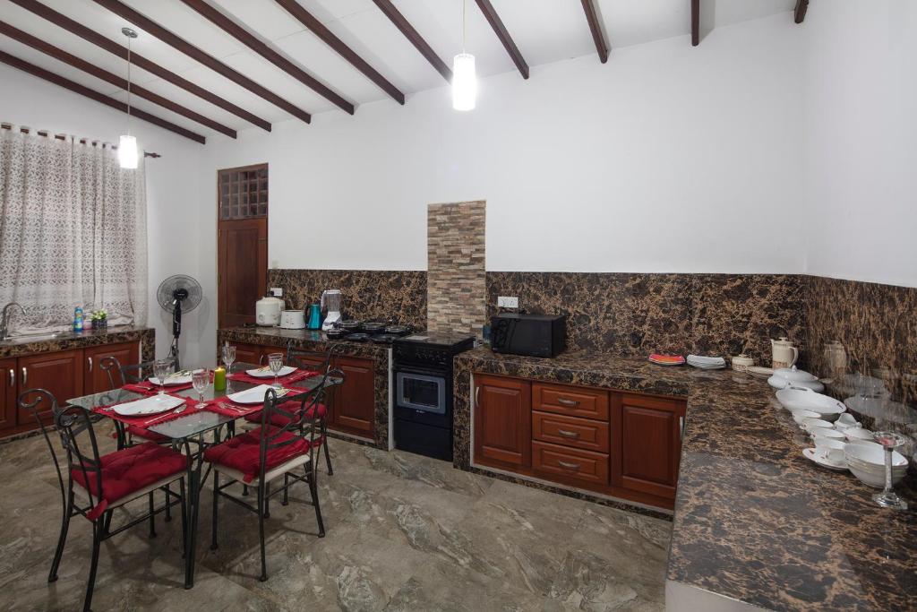 Kuchyň nebo kuchyňský kout v ubytování Castle Colombo