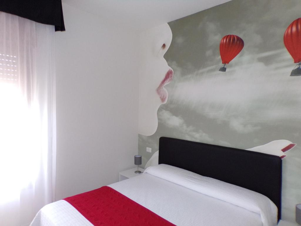 Postel nebo postele na pokoji v ubytování Hotel Master