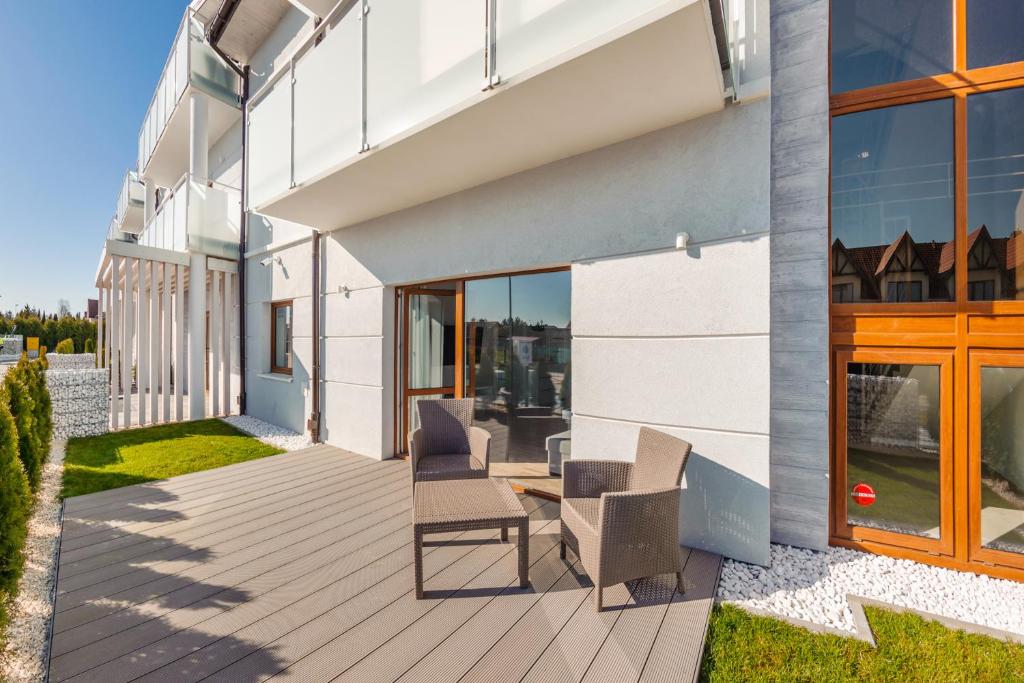Balkón alebo terasa v ubytovaní Apartamenty Sun & Snow Seaside Grzybowo