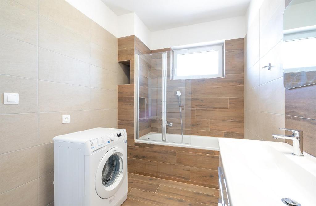 Kúpeľňa v ubytovaní Apartmány Noviny