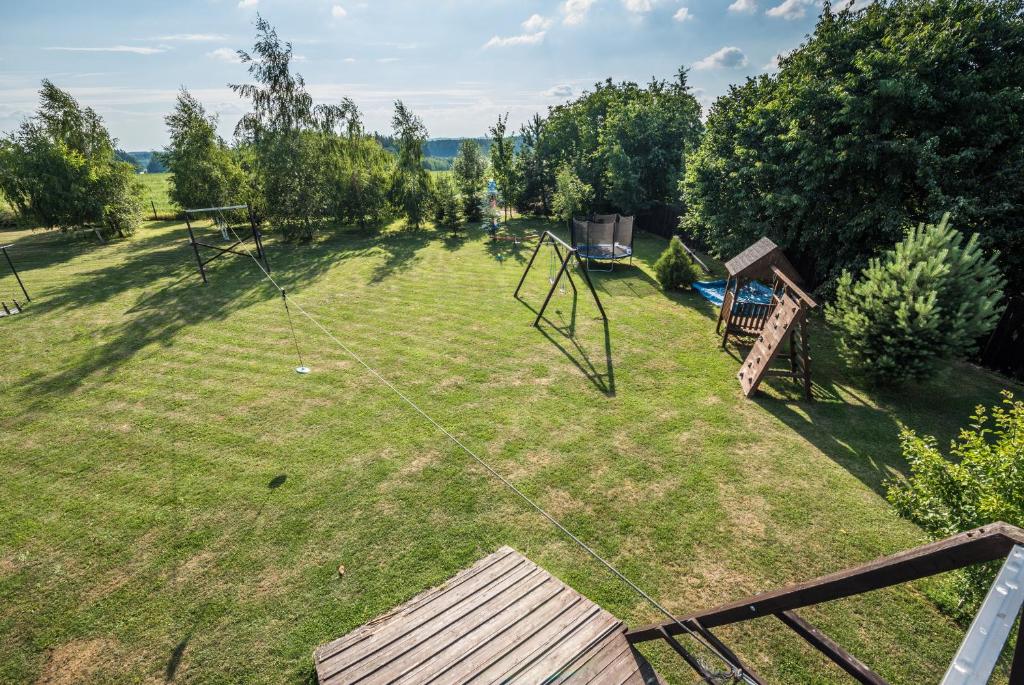 Zahrada ubytování Penzion U Lišky