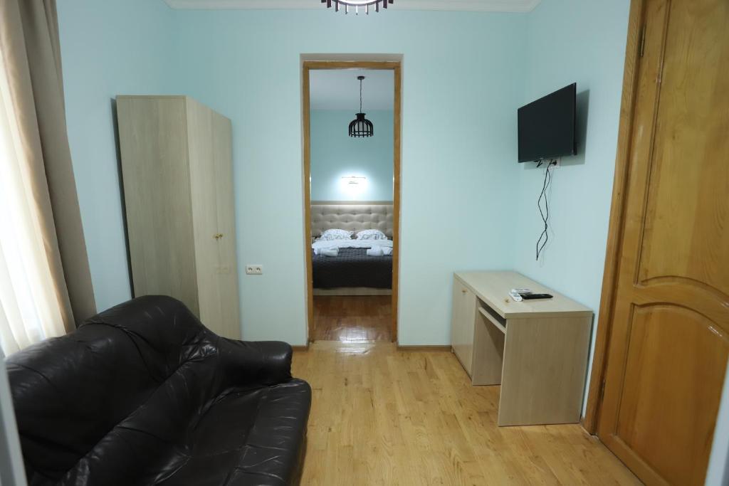 TV a/nebo společenská místnost v ubytování Hotel Hollywood