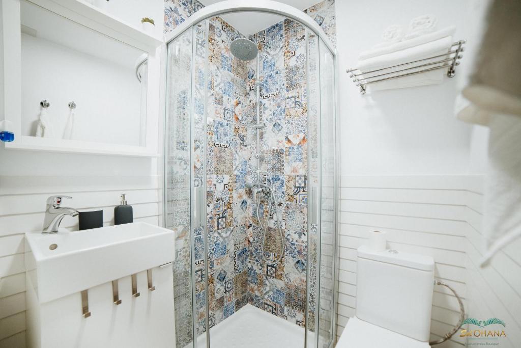 Kúpeľňa v ubytovaní Sol Ohana Apartamento Boutique