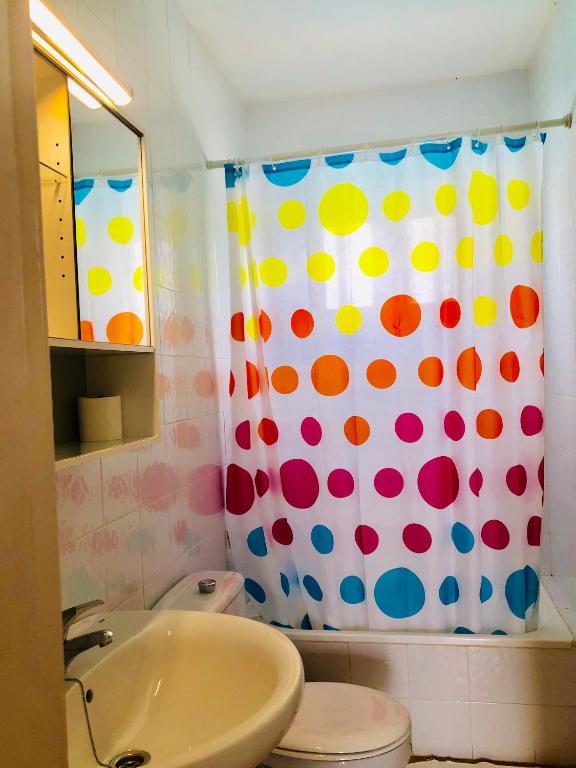 Koupelna v ubytování Apartamento Lisa