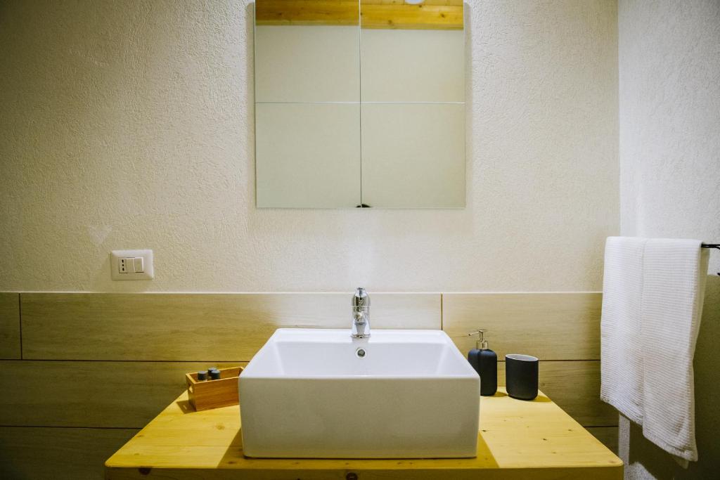 Koupelna v ubytování Ciatu Miu