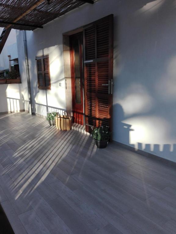 Balkón nebo terasa v ubytování Sa Cala Beach House