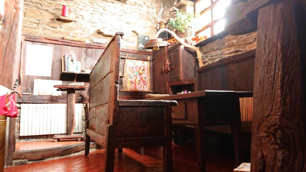 A seating area at Casa O´Crego
