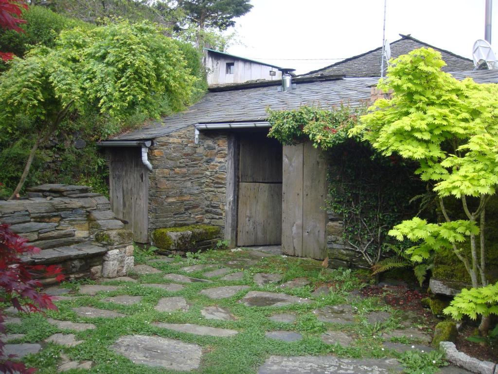 A garden outside Casa O´Crego