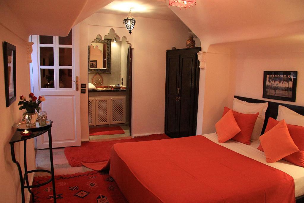 Postel nebo postele na pokoji v ubytování Riad Eden