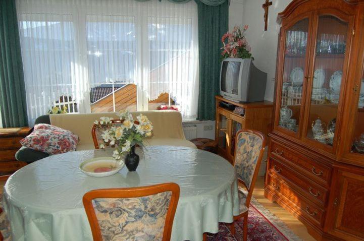 TV a/nebo společenská místnost v ubytování Haus Elfriede