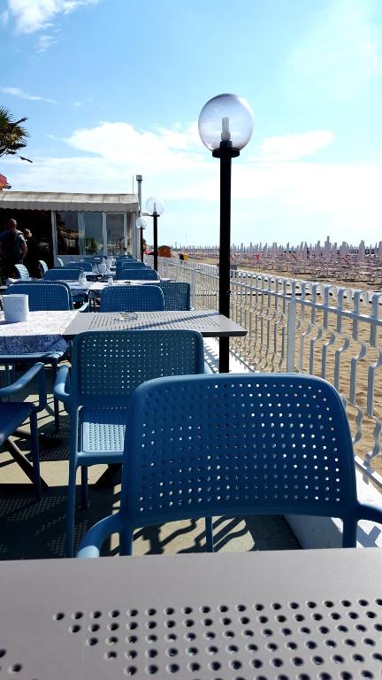 Balkón nebo terasa v ubytování Hotel Righetto Fronte Mare