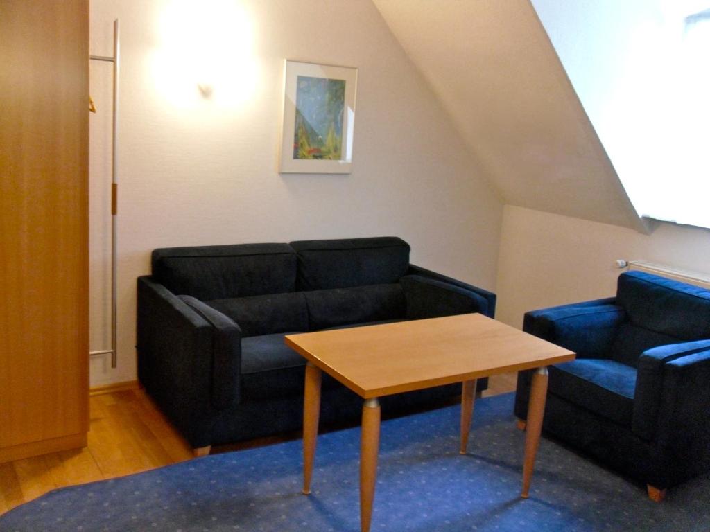 Posezení v ubytování Hotel zum Scheppen Eck