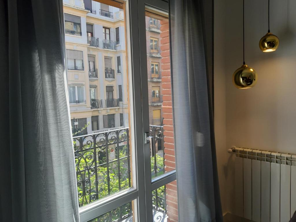 A balcony or terrace at La parada de Conde Aranda