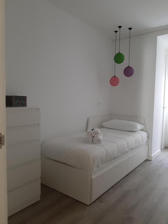 A bed or beds in a room at La parada de Conde Aranda
