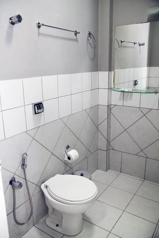Koupelna v ubytování Apucarana Palace Hotel