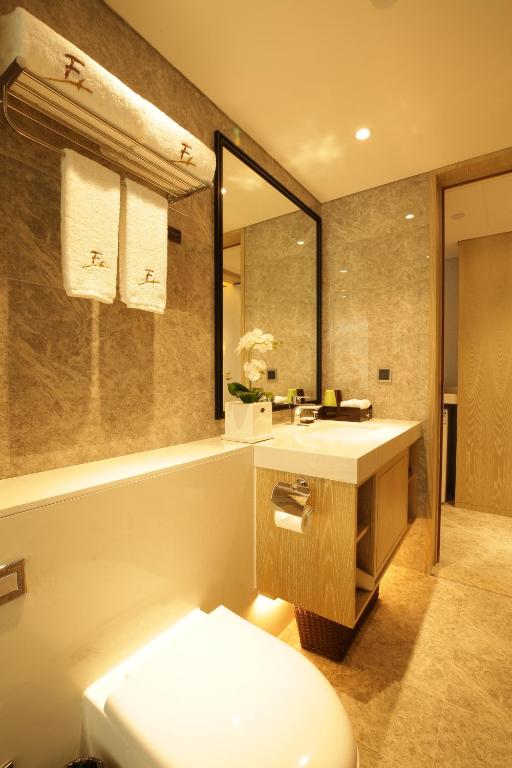 Koupelna v ubytování Shenzhen FY Hotel
