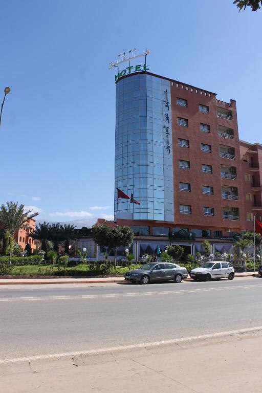 El edificio en el que está el hotel
