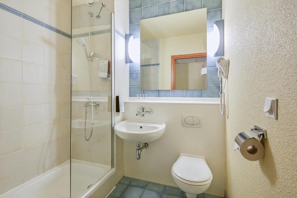 Koupelna v ubytování Campanile Hotel Szczecin