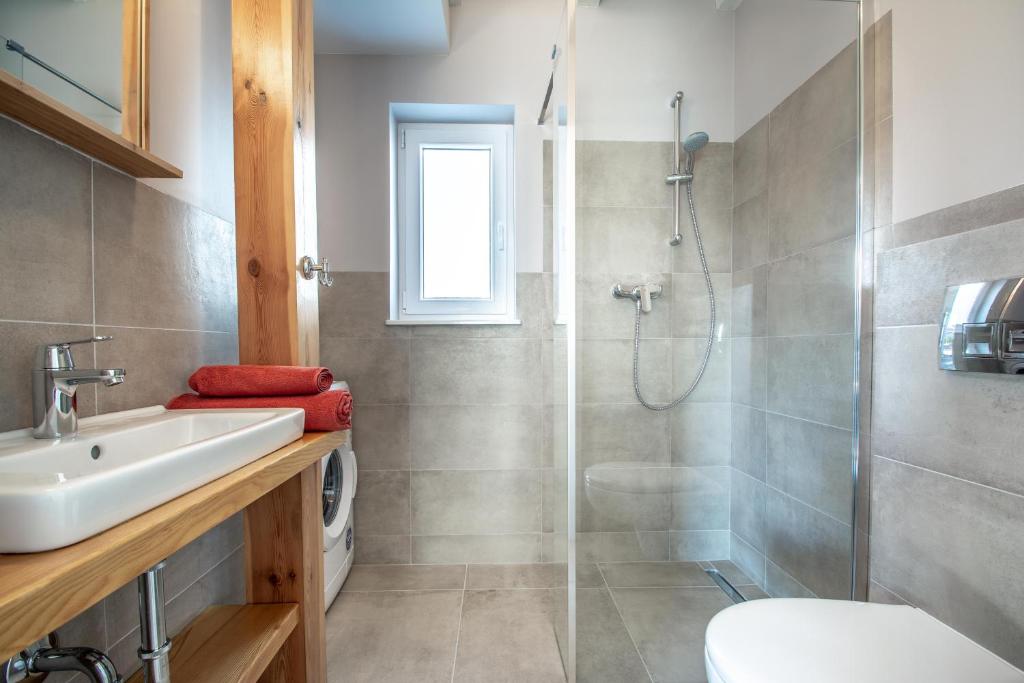 Koupelna v ubytování Domy Apartamentowe - Na Makowej