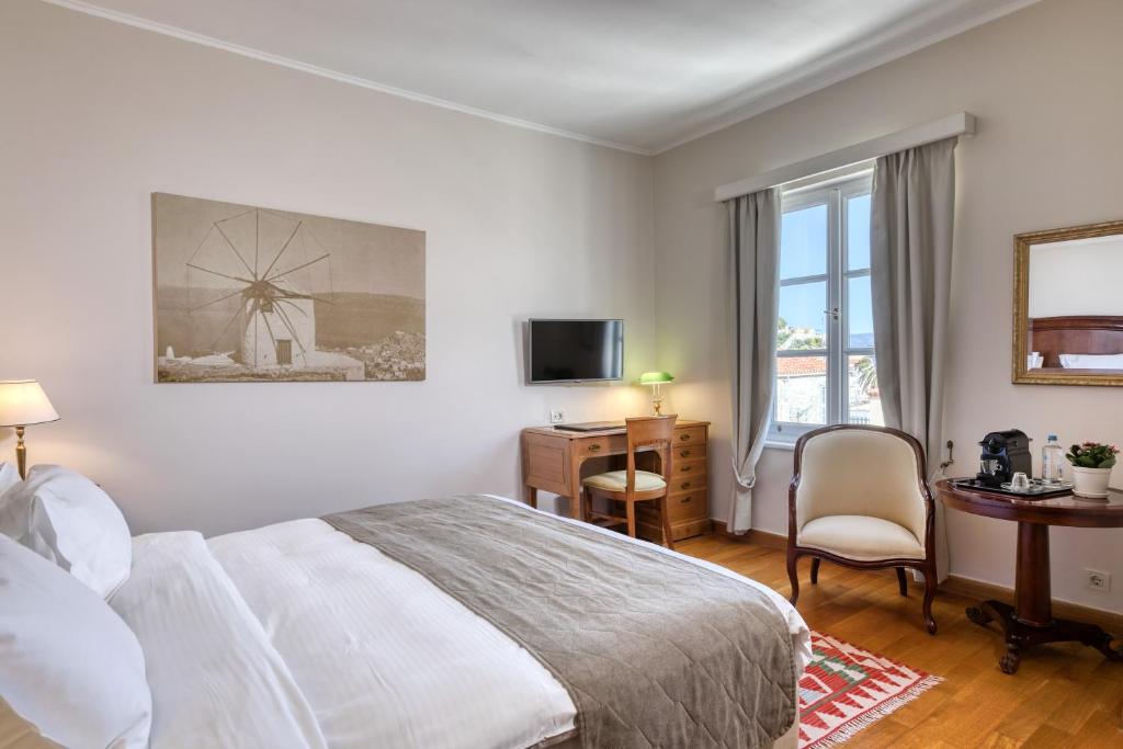 Letto o letti in una camera di Hotel Leto Hydra