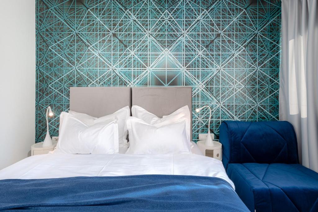 Postel nebo postele na pokoji v ubytování Skaline Luxury rooms Split