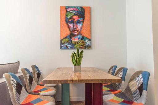 A seating area at Filippos apt