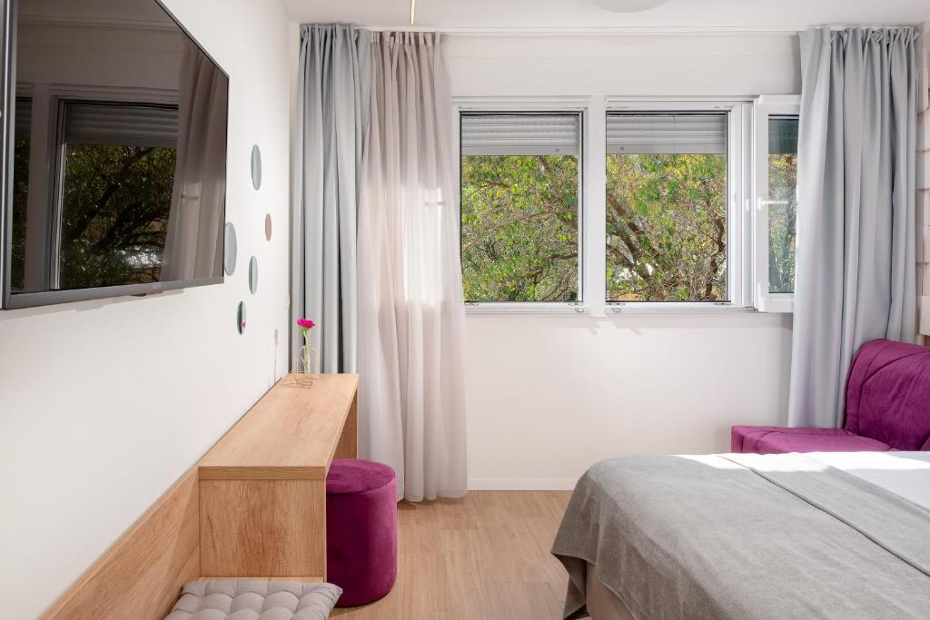 Postel nebo postele na pokoji v ubytování Skaline Luxury rooms Split