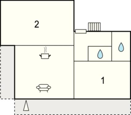 Plan piętra w obiekcie Apparthotel Stoanerhof