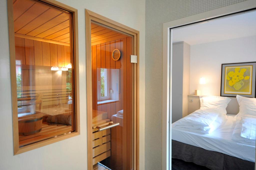 Postel nebo postele na pokoji v ubytování Le Duplex de Jules