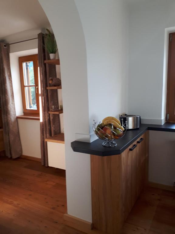 Kuchnia lub aneks kuchenny w obiekcie Pension Tannhof