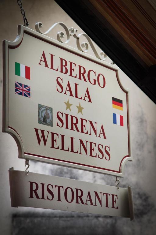Certifikát, hodnocení, plakát nebo jiný dokument vystavený v ubytování Albergo Sala