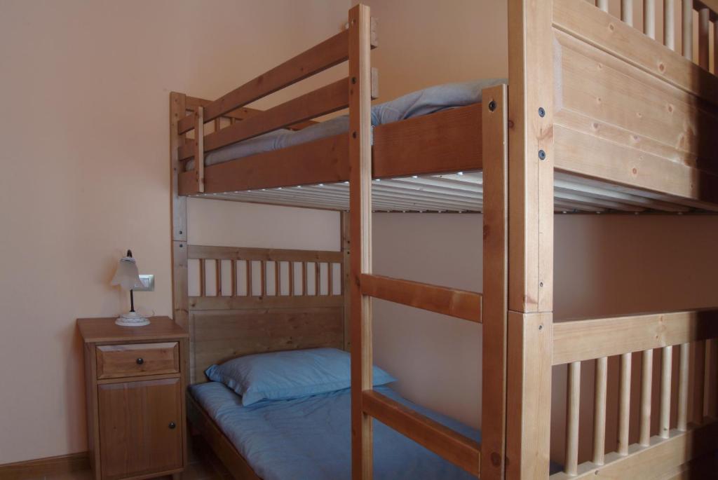 Postel nebo postele na pokoji v ubytování Agriturismo Le Ginestre