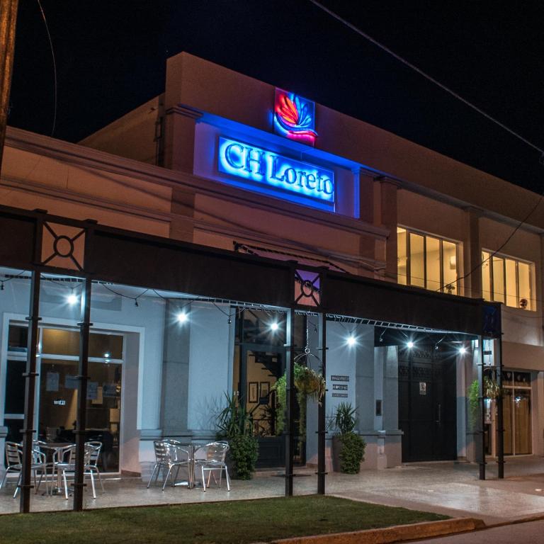 a building with a sign that reads ctl lobby at Ch Loreto Hotel Boutique in Ciudad de Loreto
