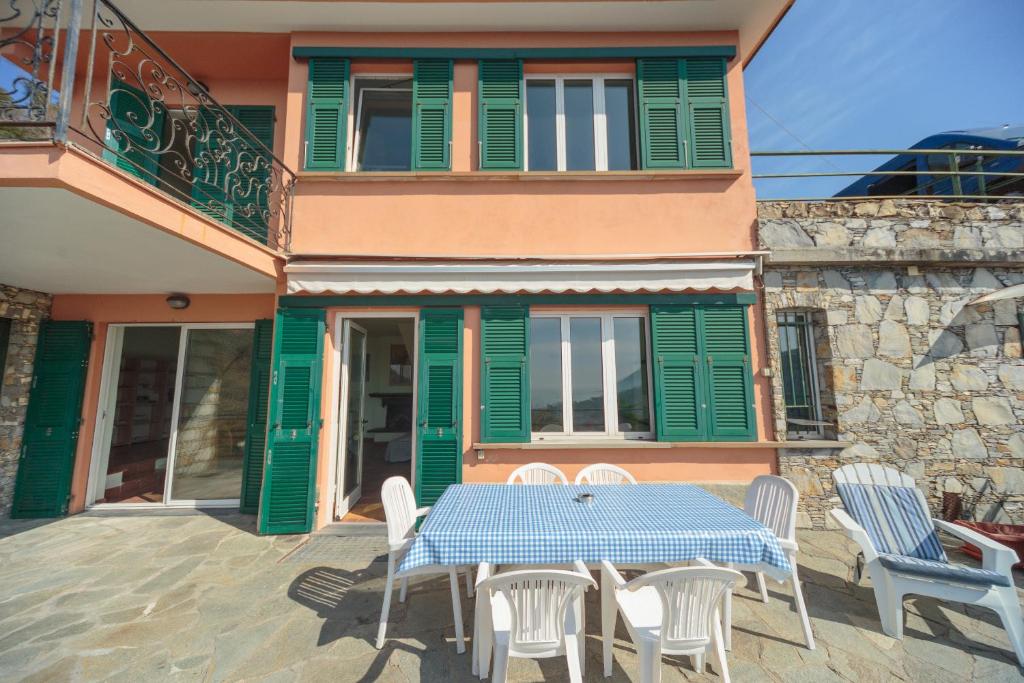 Balkón alebo terasa v ubytovaní Villa Pia Recco